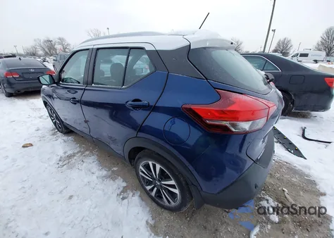 2020 Nissan Kicks Sv Xtronic Cvt z USA, uszkodzony, nr VIN 3N1CP5CV9LL563880